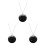 3Pcs Rhinestone Car Hanging Pendant Interior Ornament Decor Accessory 7