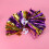 2 Cheerleading Flower Ball Pompons Poms 6