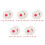 50 Pcs Faux Shooting Targets For Outdoor Accuracy Training 10