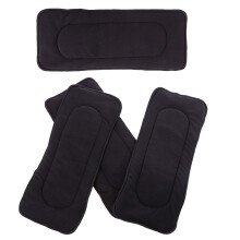 12 Pcs Newborn Cloth Diaper Inserts 5-Layer Absorbing Charcoal Liners