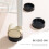 2 Stuks Anti-Slip Wielen Voor Het Bed Van Rubber Gestoffeerd 8
