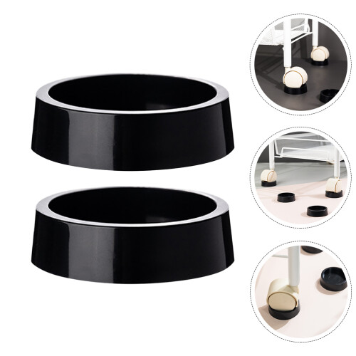 2 Stuks Anti-Slip Wielen Voor Het Bed Van Rubber Gestoffeerd 2