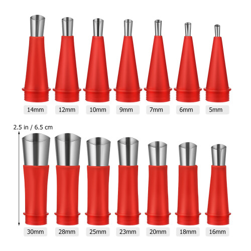 Sealer Nozzles Caulk Finisher In Rood Voor 1 Set 1