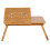 Adjustable Bamboo Laptop Desk Stand with Drawer and Cup Holder 11