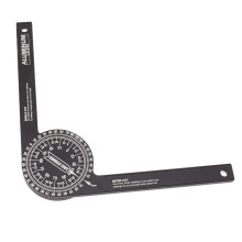 Precise Aluminum Alloy Miter Saw Protractor with 2 Laser Scales