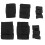 Multisport-Ausrüstungsset Größe M 40–65 kg schwarze Schutzpolster 1