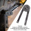 Precise Aluminum Alloy Miter Saw Protractor with 2 Laser Scales 4