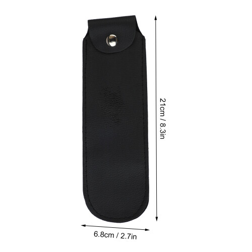 Portable Harmonica Case for 21-24 Hole PU Leather 21x6.8cm Travel Storage Bag 1