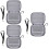 3Stück Power Bank Halter Organizer Aufbewahrung 8