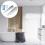 2Pièces Support Chauffe-Eau Mural Acier Inoxydable Argenté Durable 2