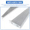 2Pièces Support Chauffe-Eau Mural Acier Inoxydable Argenté Durable 7