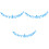 3Stk Happy Banner Vlies Hängeschmuck 3