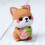 Nadelstich-Set Synthetisches Material 1 Set Rosa Sitzender Hund 11