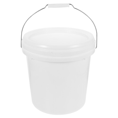 10 Liter Weißer Abs Eimer HDPE Mit Dichtung 1
