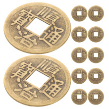 36 Pcs Chinese Feng Shui I Ching Good Luck Wealth Charms