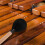 1Paire Baguettes De Batterie En Érable Noir Avec Laine Pour Percussion 6