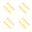 40Stk Langlebige Anstecknadeln , Goldfarbene Modeschmuck 4