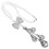 Butterfly Crystal Hanger Auto Wit Stropdas Strassstenen 1