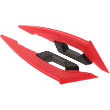 Aerodynamische Flügel Dekorative Verkleidung Seite Rot