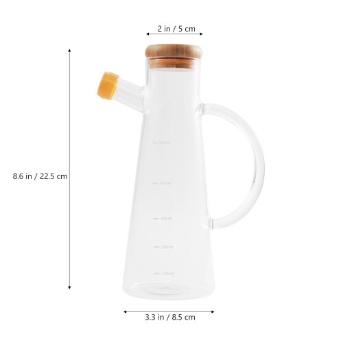 Hitzebeständige Glasöler Dichter Öltopf Mit 500ml 1