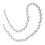 Rhinestone Banding Blattform Silber 1 4