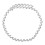 Rhinestone Banding Blattform Silber 1 6