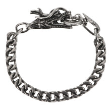 Steel Vintage Drachenkopf Armband Für Herren Zur Dekoration