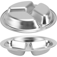 2Stk Vertiefte Unterteilte Platte Für Mittagessen Abendessen
