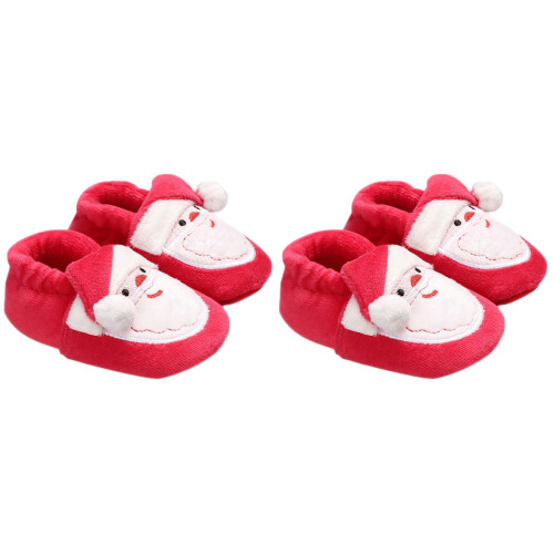 2 Paar Baby Winterschuhe Baumwolle Für Erste Schritte 2