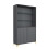 Creative Furniture Tide Crest 175cm Display Cabinet - Dark Grey 5