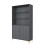Creative Furniture Tide Crest 175cm Display Cabinet - Dark Grey 6