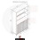 Creative Furniture Tide Crest 175cm Display Cabinet - Dark Grey 8