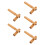 5Pcs Bamboo Document Storage Tube Portable Waterproof 10
