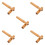 5Pcs Bamboo Document Storage Tube Portable Waterproof 7