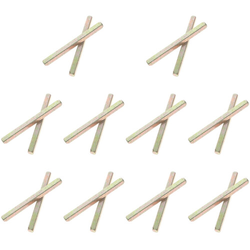 20 Pcs 85mm Antique Square Door Spindle Bar Replacement 2