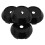 Raindrops Auto Velbekleding Zwart ABS 4 Stuks 3