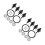 8 Pcs Bumper Bolts Set Replacement For Car Shield 7