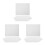 90 Sheets Nail Dust Collector Filters Replacement Non Woven Fabric 10