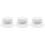 3 Pcs Summer Sun Hat Letter Pattern Breathable UV Protection White M 4