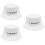 3 Pcs Summer Sun Hat Letter Pattern Breathable UV Protection White M 7
