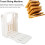 Bread Slicer Adjustable Roast Loaf Slicer Cutter Foldable Compact Toast Slicing Machine Folding Bread Cutter Home Baking 5