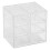 Transparent Plastic Grid Storage Box 6 Compartments Jewelry Organizer 11