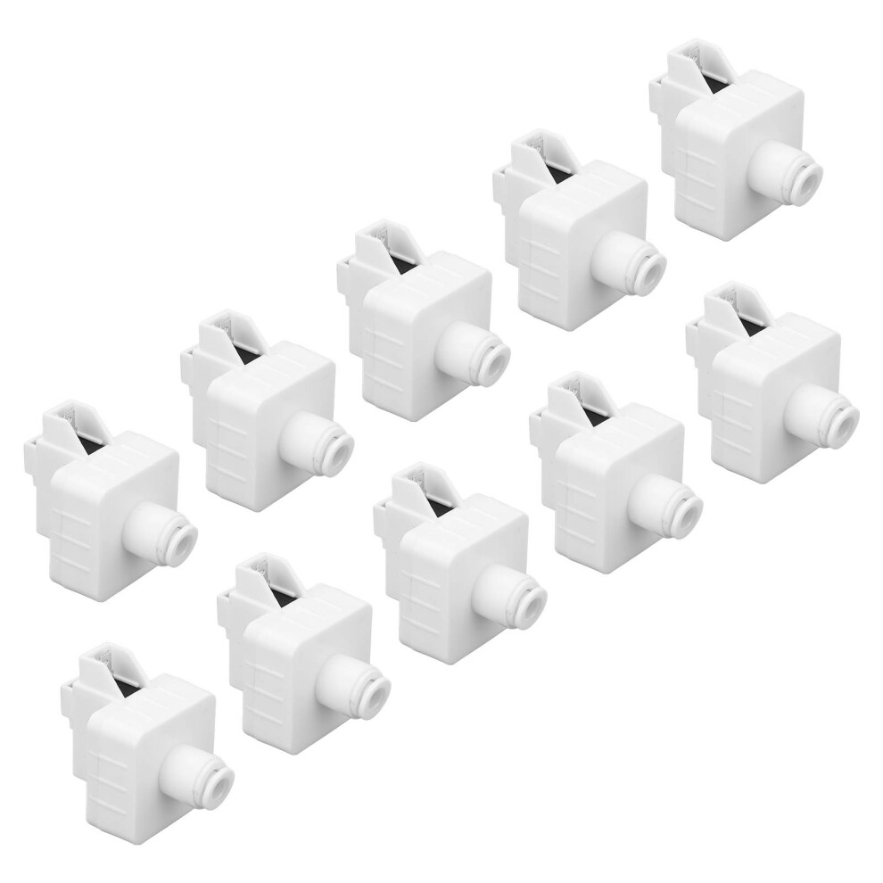 10Pcs 1/4In Tube Quick Fitting Connect Pressure Regulator Valves Kit 7891353642114
