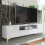 Creative Furniture Goldline Gloss 200cm TV Unit - White Gloss 1
