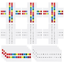 30 Blatt Index Aufkleber Student Alphabet Das Wasserdicht