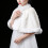 Shawl Cape Plüschshawl Winter Warmes Für Weiß 2
