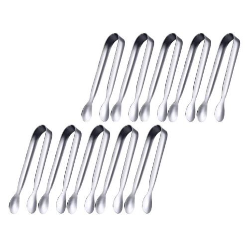 10Stk Eiswürfel Eiskübel Grillzange