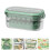 Ice Cube Container Für Gefrierschrank Eiswürfelsystem Hellgrün 1Stk 10