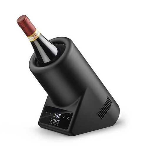 Caso Design VinoCase Black Tabletop Wine Cooler 1