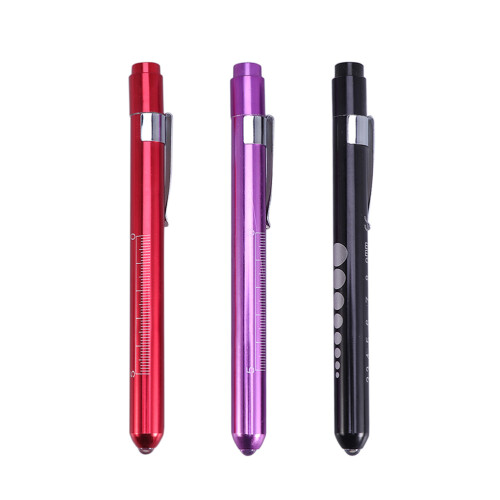 12 Pcs Reusable LED With White And Warm Light Pupil Gauge